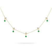 Collar Rue des Mille Mujer ESSENCE in Plata GRZ-024 5QUAD AU